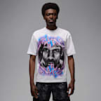 JORDAN ゲームシャツ Nike Jordan JSW Slash 23 T-Shirt White Men's 3XL BNWT | eBay